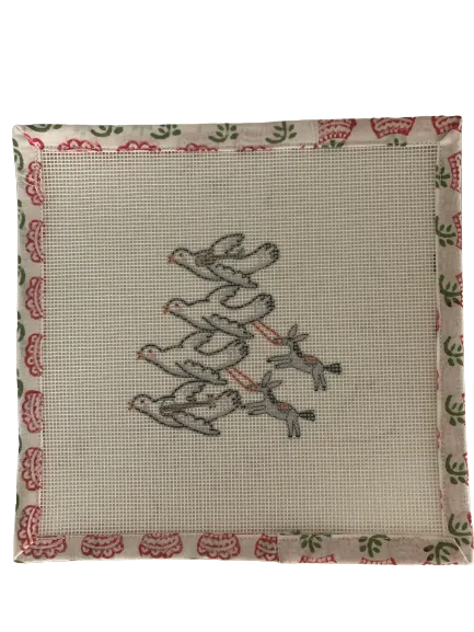 12 Days of Christmas Ornaments - Needlepoint Canvas