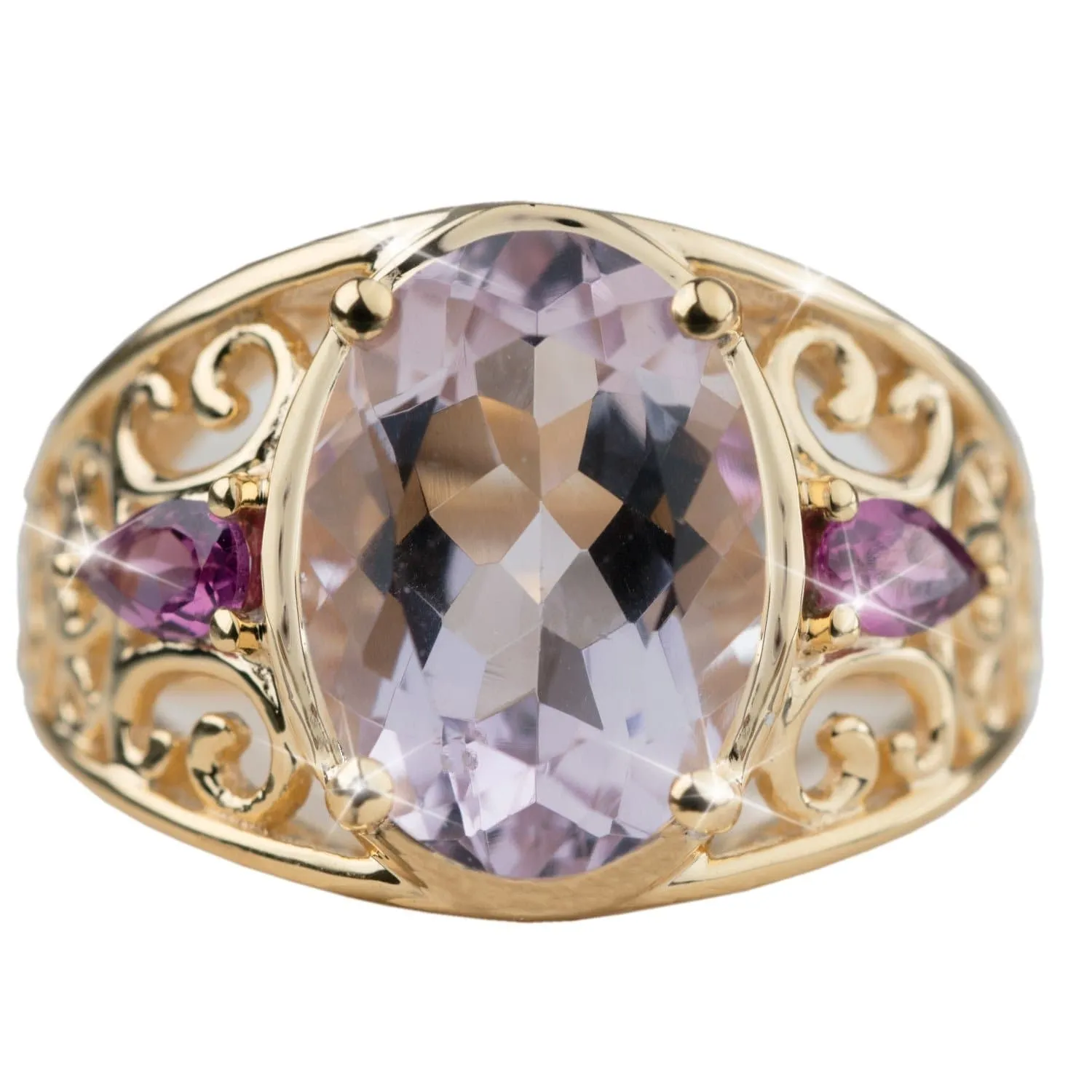 Adore Pink Amethyst Ring