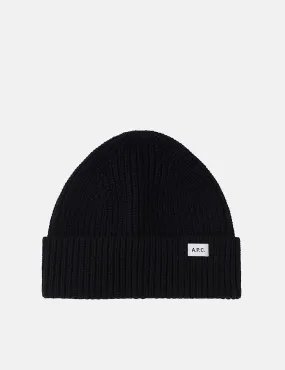 A.P.C. New Billie Knit Beanie - Dark Navy Blue