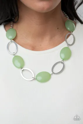 Beachside Boardwalk Green-Necklace