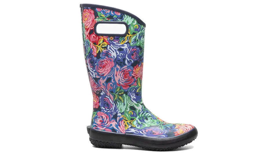 Bogs Women's Rainboot Rose Garden Rose