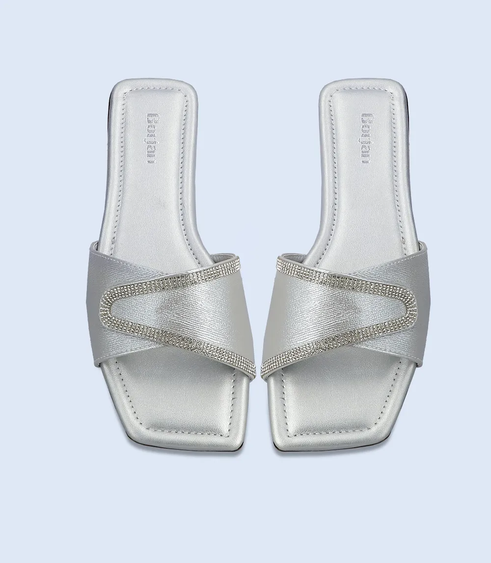 BW10013-SILVER-Women Slipper