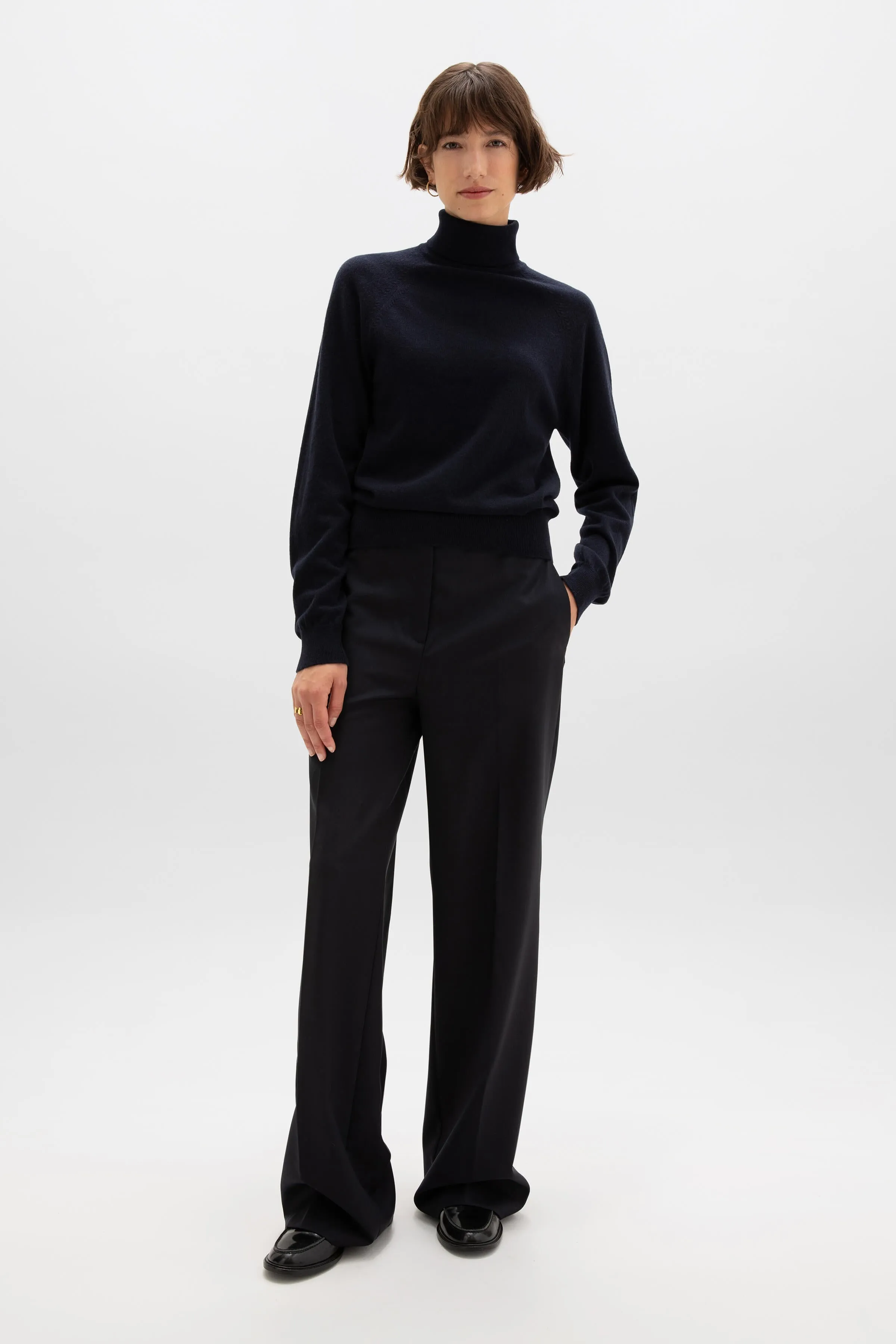 Cashmere Roll Neck