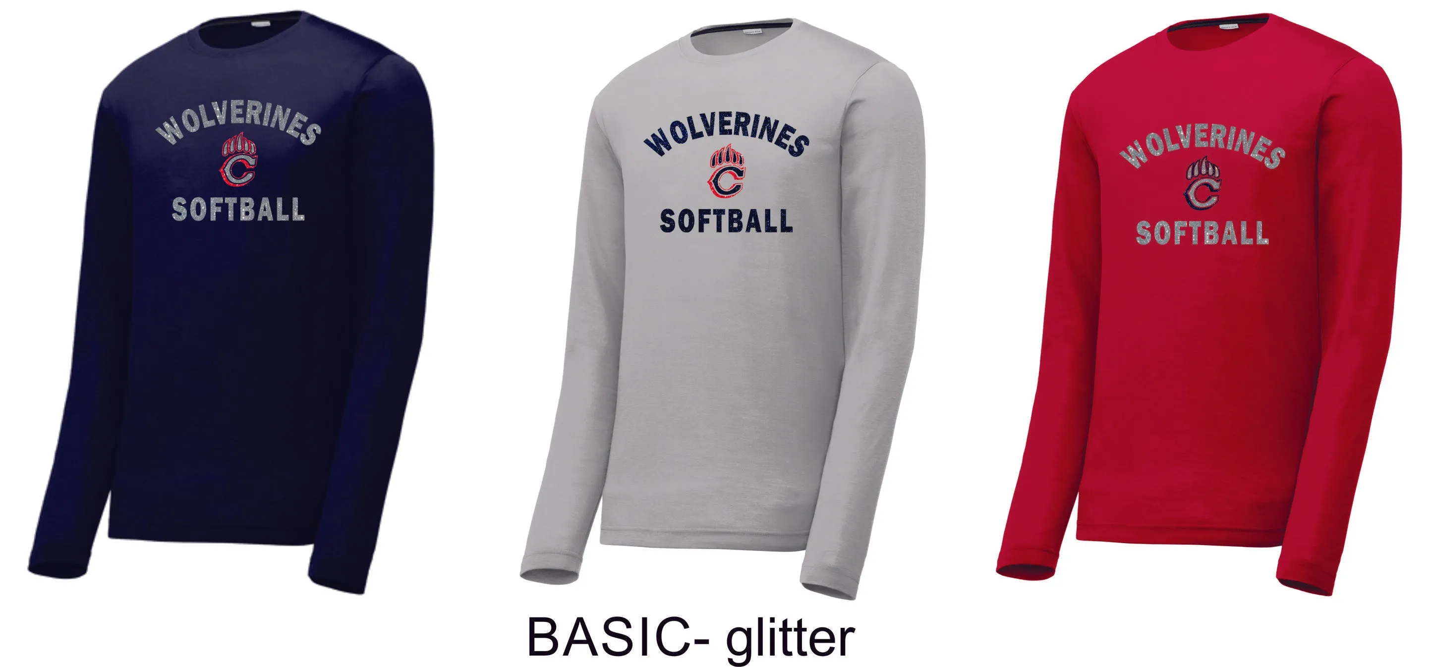 Chap Softball Long Sleeve Tee- 6 design choices