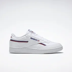 Club C 85 Vegan Shoes White/Cobalt/Burgundy