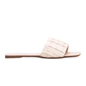 Cream Formal Slipper FR8247