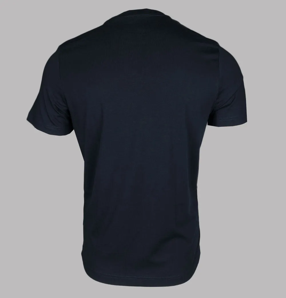 Farah Alexander Circular T-Shirt True Navy