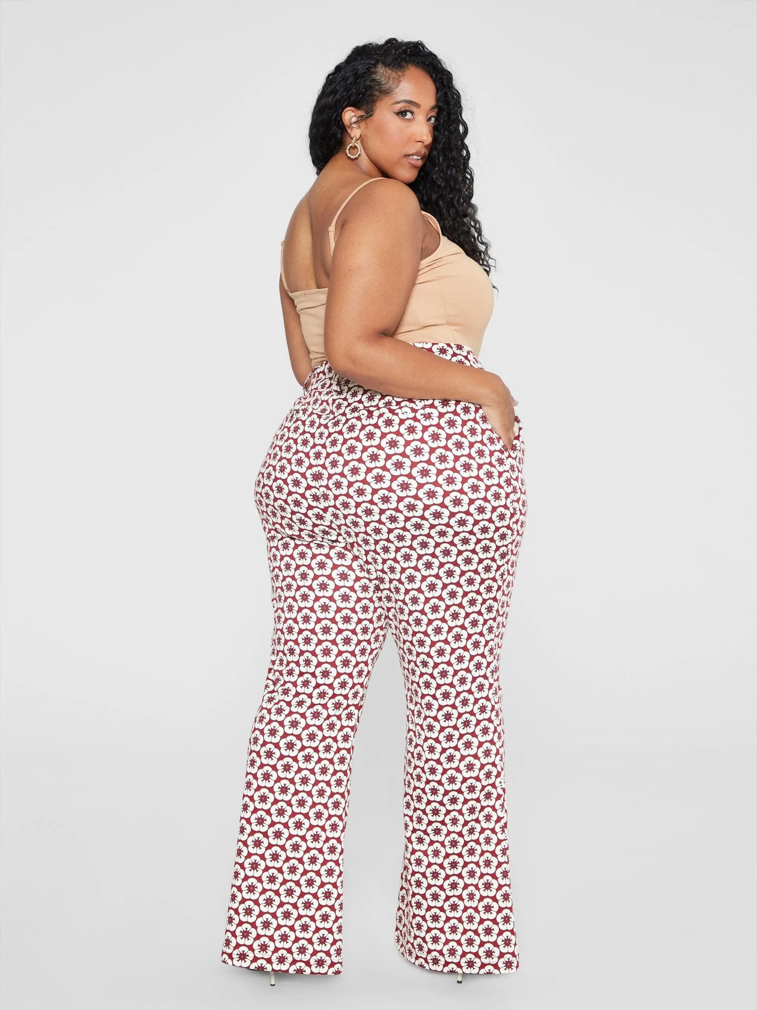 Giselle Floral Print Flare Pants - Gabi Fresh x FTF