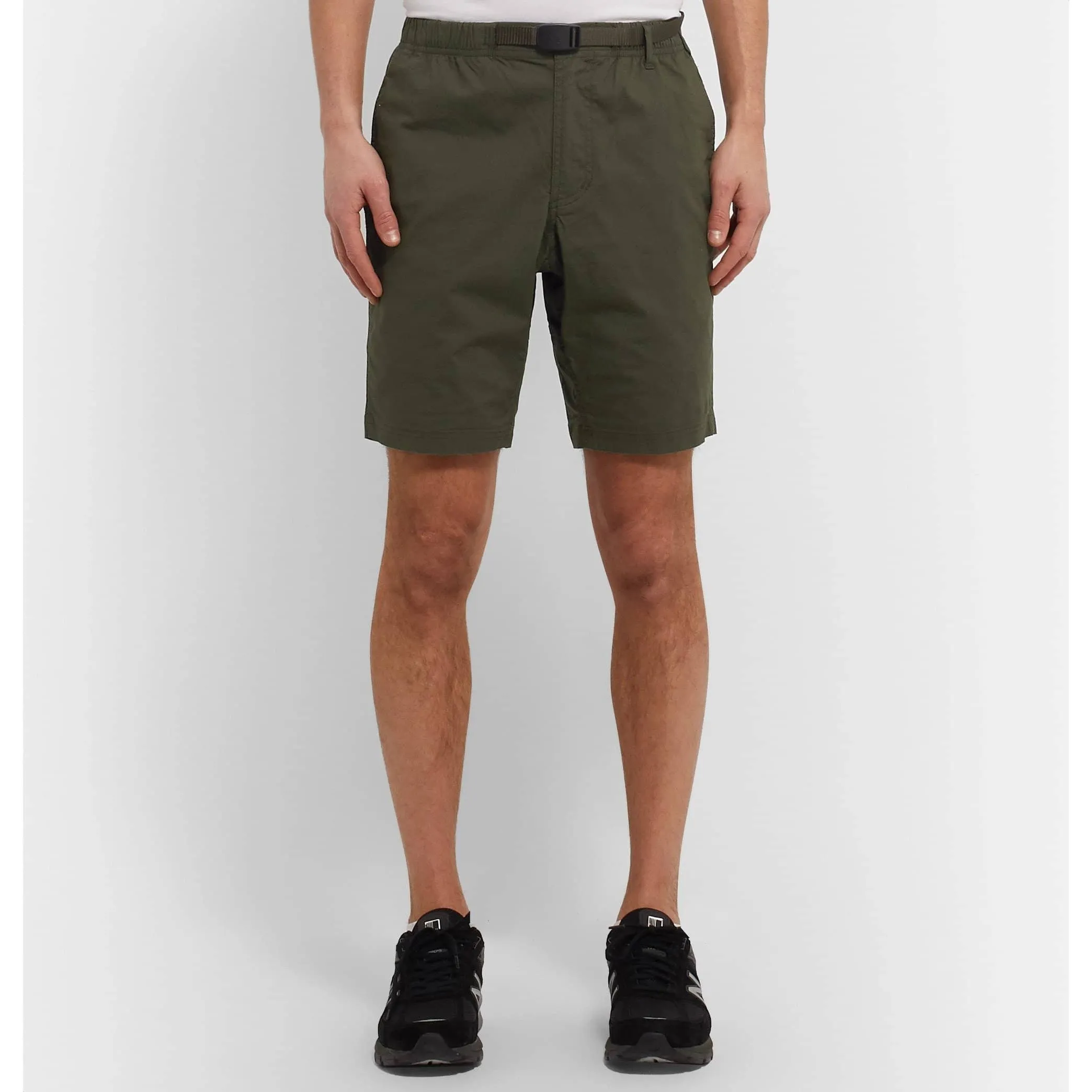 Gramicci NN Cotton-Blend Twill Shorts Green