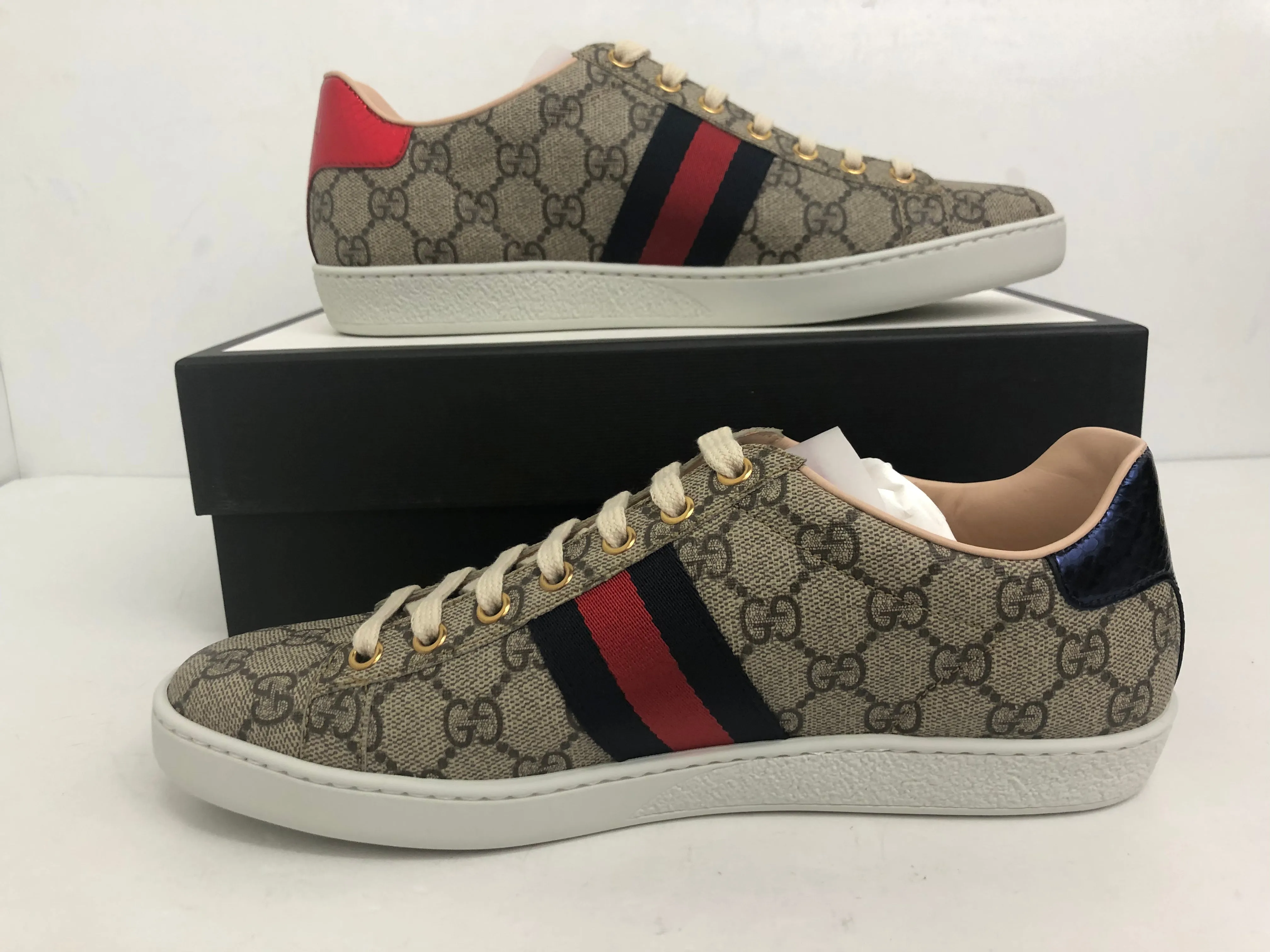 Gucci Women's T.GG Canva Print Supr/NS Size 35 - 38.5