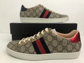 Gucci Women's T.GG Canva Print Supr/NS Size 35 - 38.5