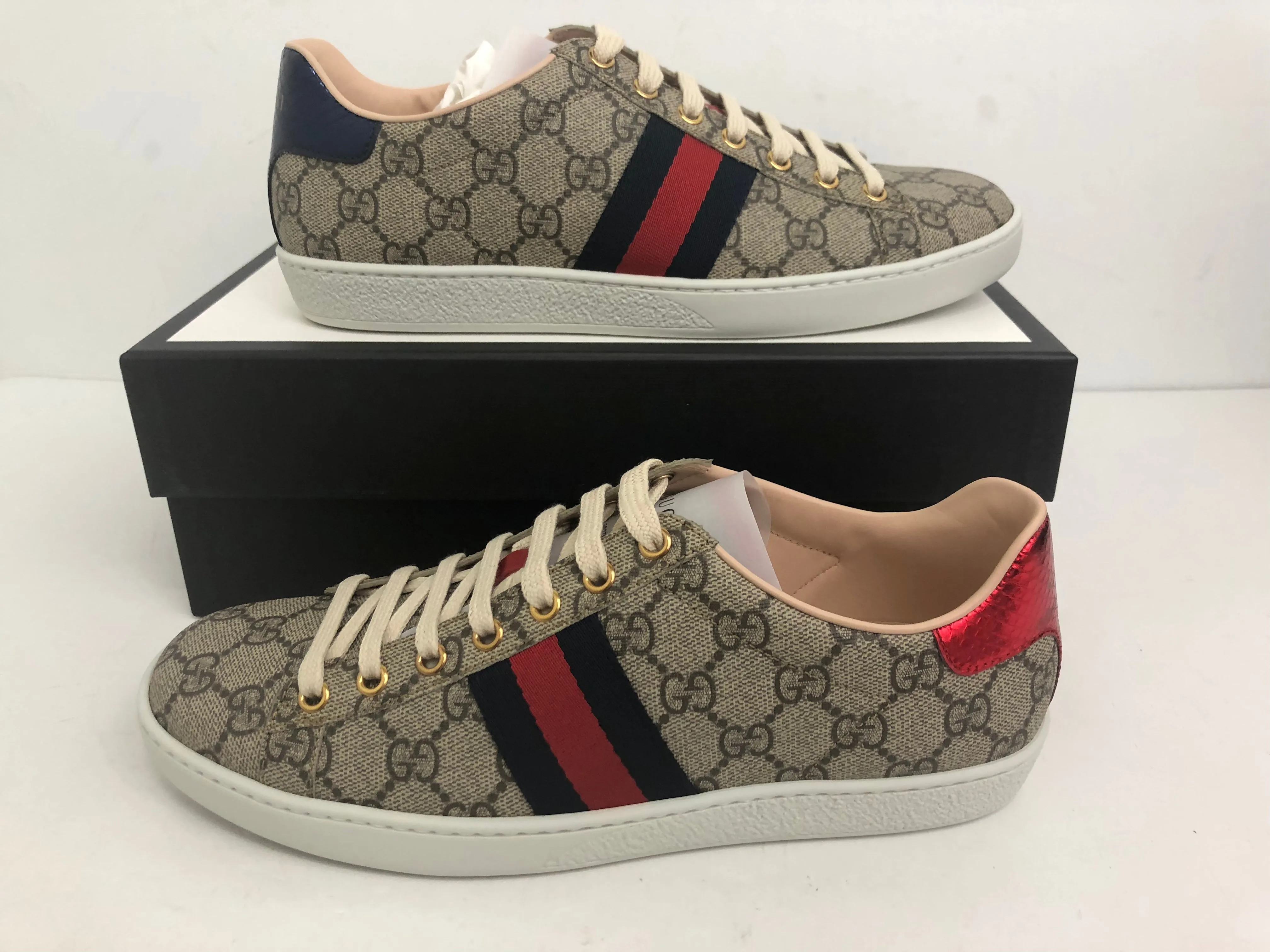 Gucci Women's T.GG Canva Print Supr/NS Size 35 - 38.5