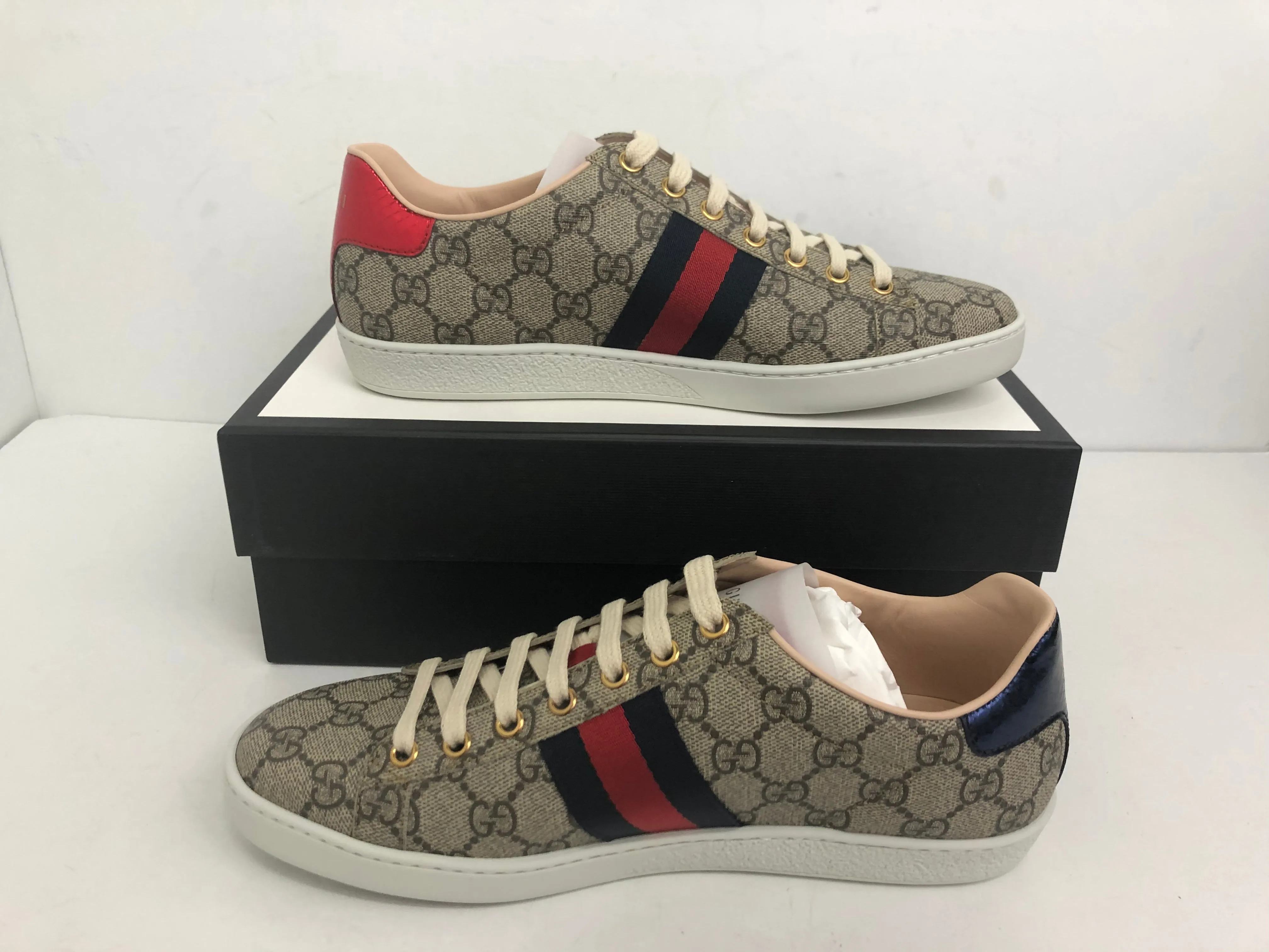 Gucci Women's T.GG Canva Print Supr/NS Size 35 - 38.5