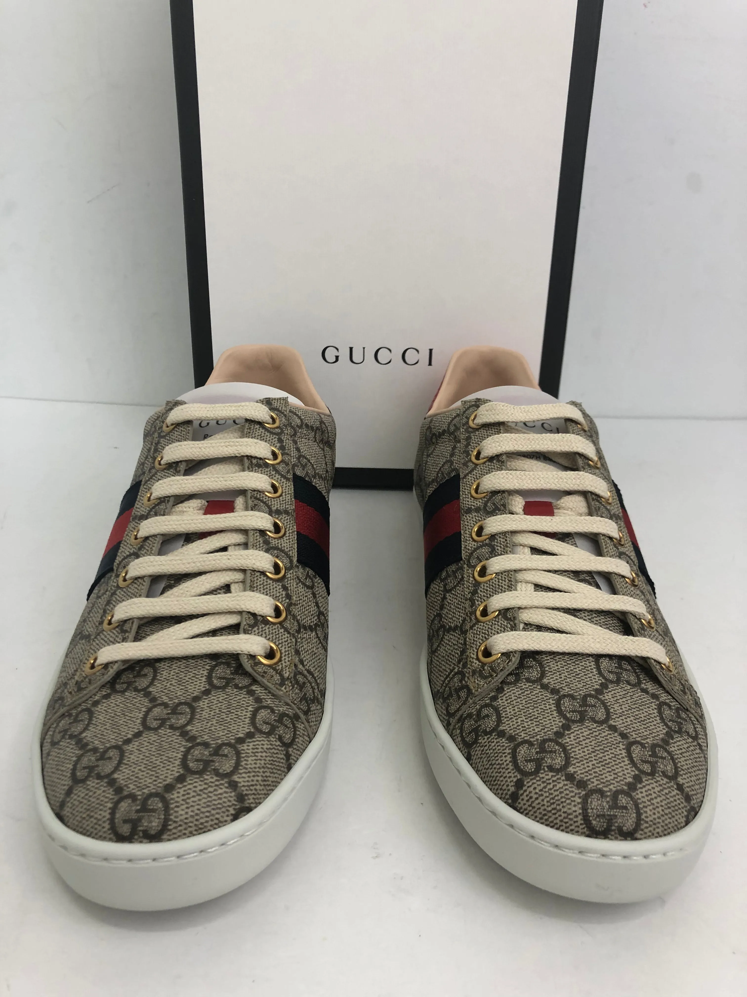 Gucci Women's T.GG Canva Print Supr/NS Size 35 - 38.5