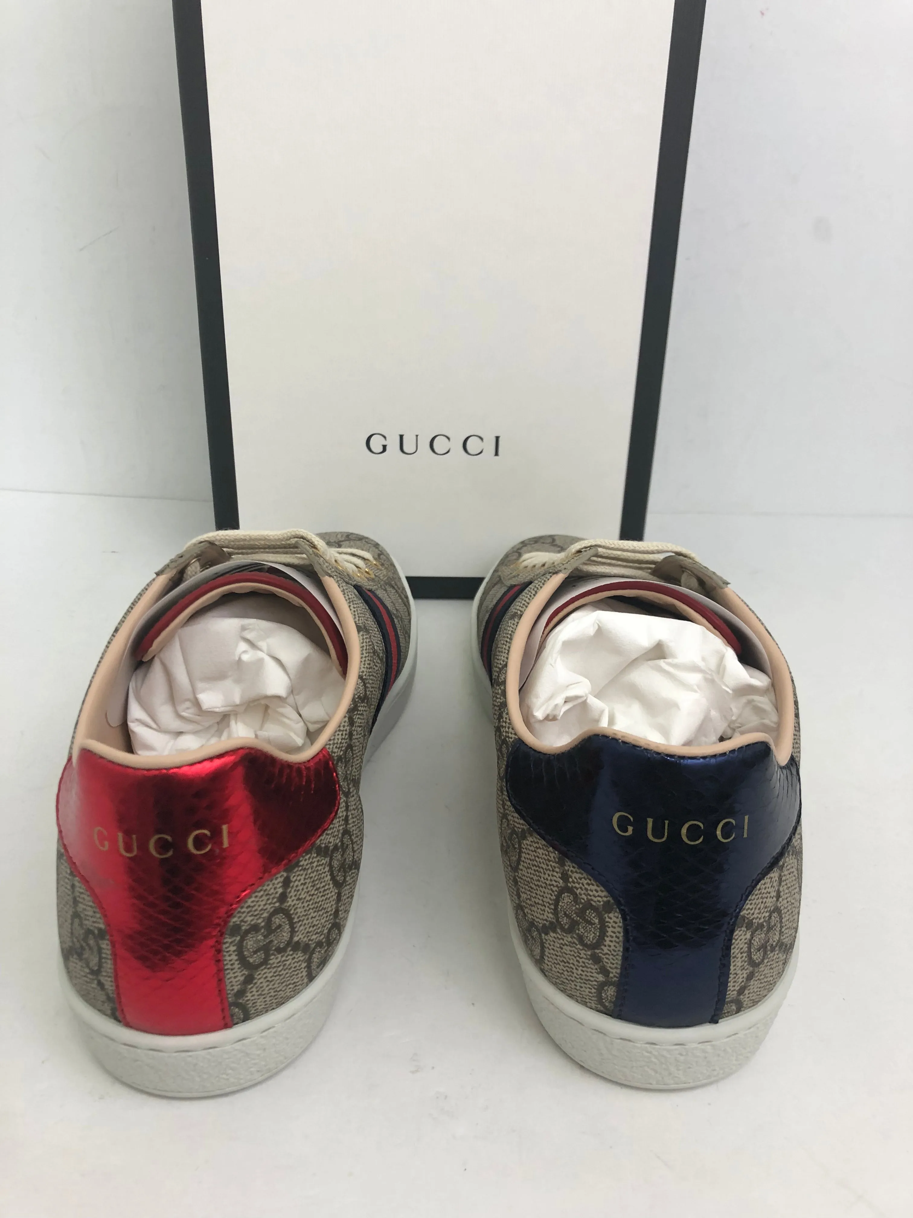 Gucci Women's T.GG Canva Print Supr/NS Size 35 - 38.5