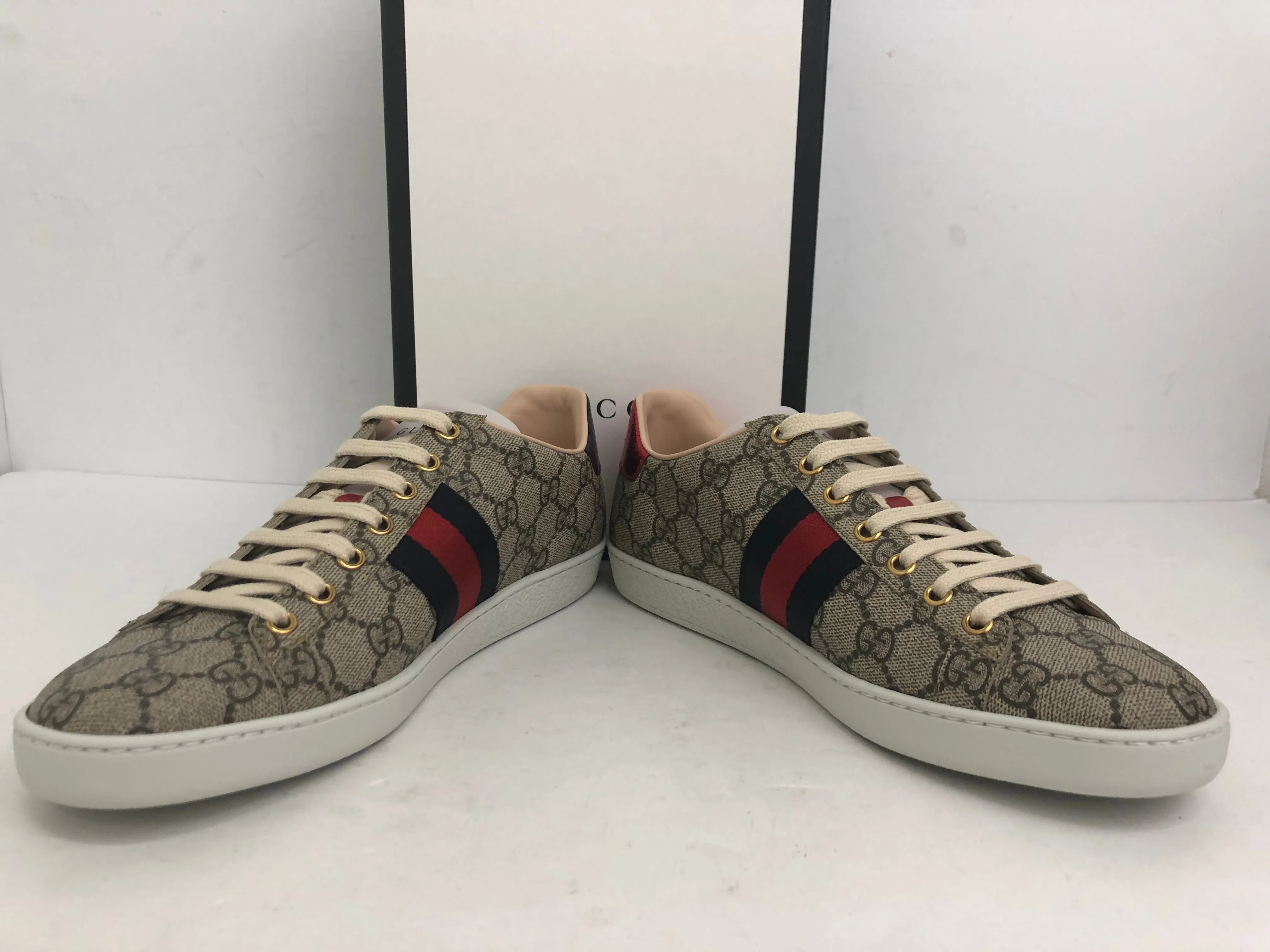 Gucci Women's T.GG Canva Print Supr/NS Size 35 - 38.5