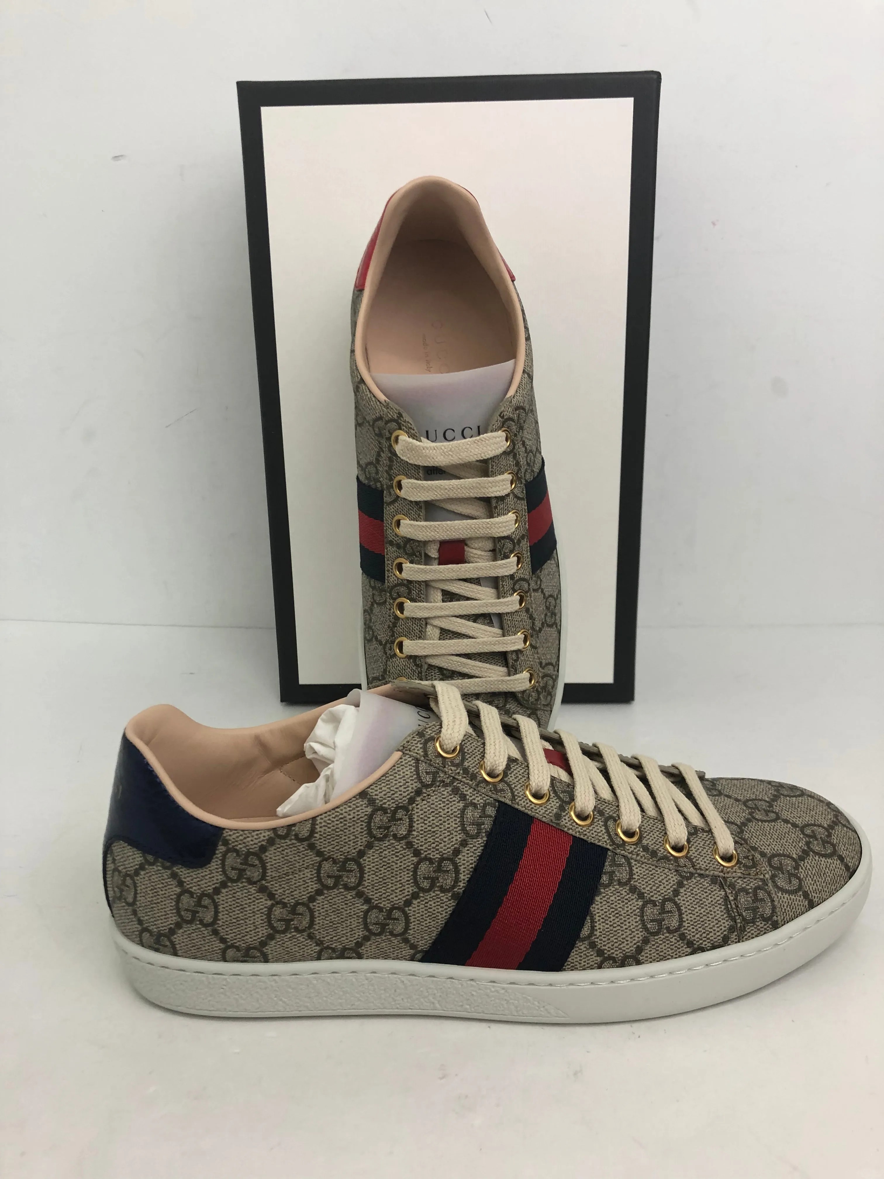 Gucci Women's T.GG Canva Print Supr/NS Size 35 - 38.5