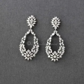 Intricate Loops Bridal Earrings