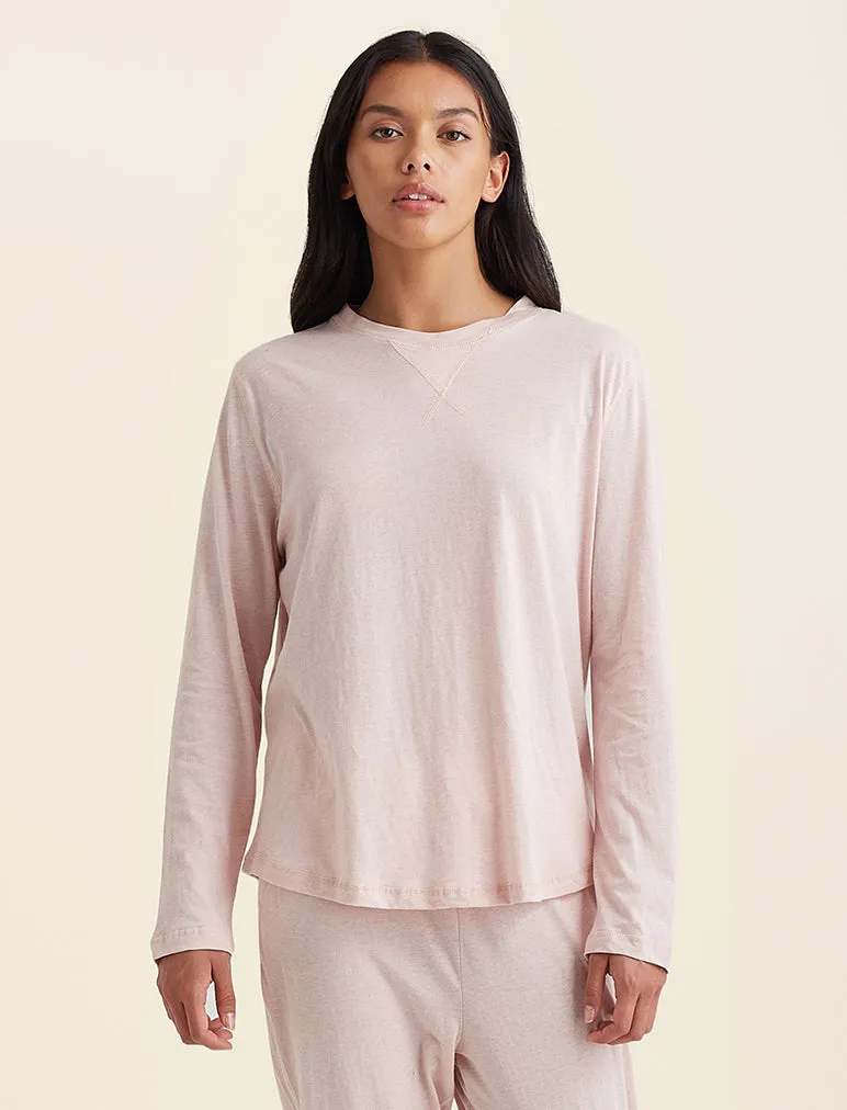 Jada Organic Cotton Long Sleeve Knit Tee