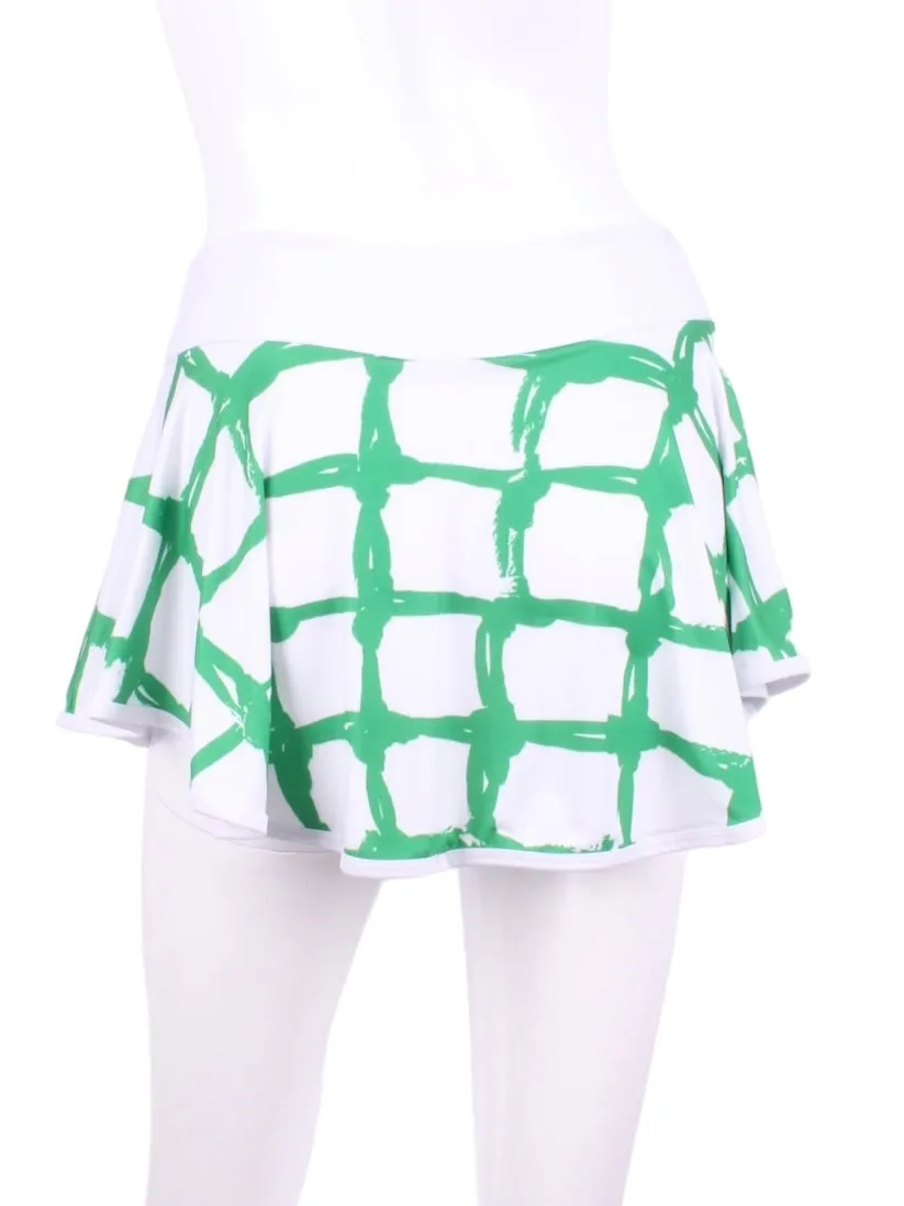 Limited Green Tennis Net LOVE "O" Skirt