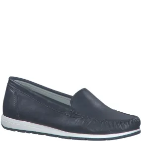 Marco Tozzi navy loafer 24600