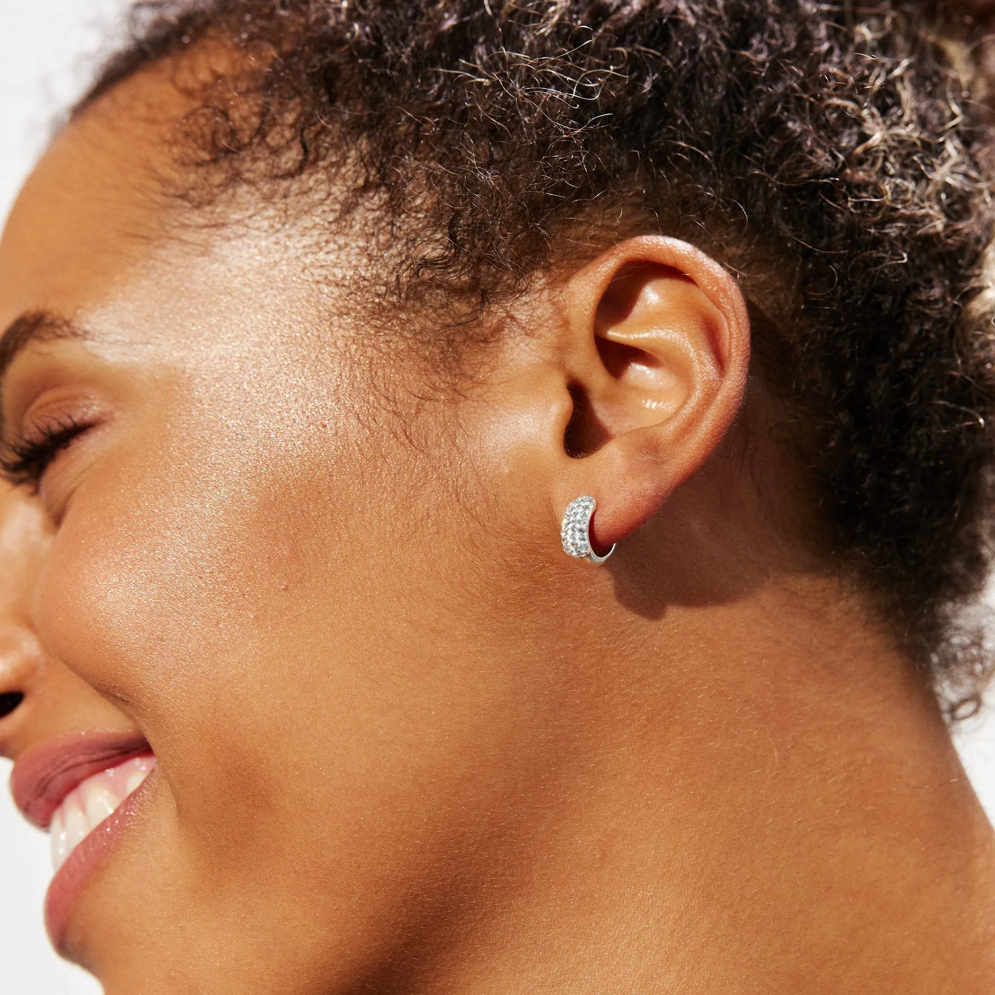 Mini Birthstone Sparkle Hoops