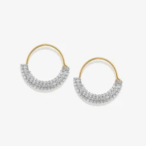 Saz mini hoop earrings