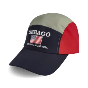 SEBAGO BOATSWAIN CAP – BLUE MARINE/RED/OLIVE