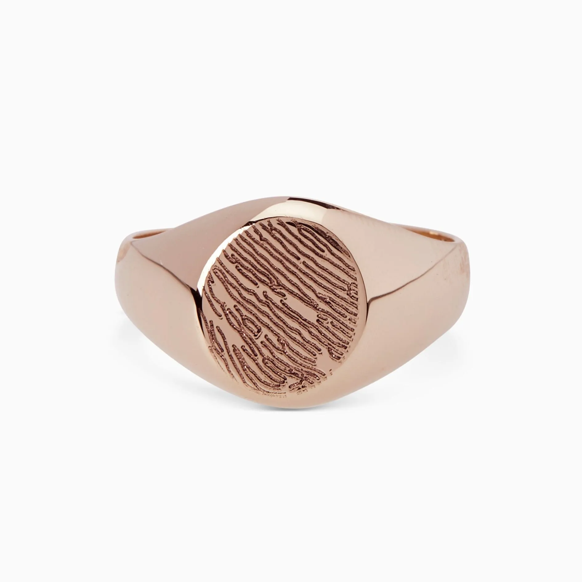 Signature Signet Ring | Rose Gold