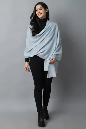 Sky Blue Cashmere-Pashmina Stole