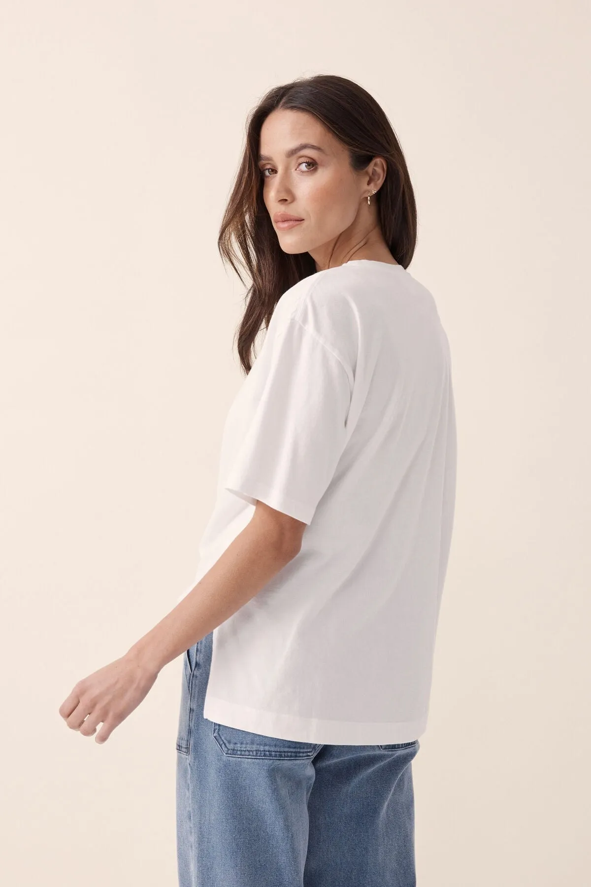 Slouchy Split Hem Tee