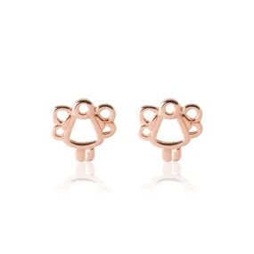 Sweet Shiny Angel Earrings - Rose Gold