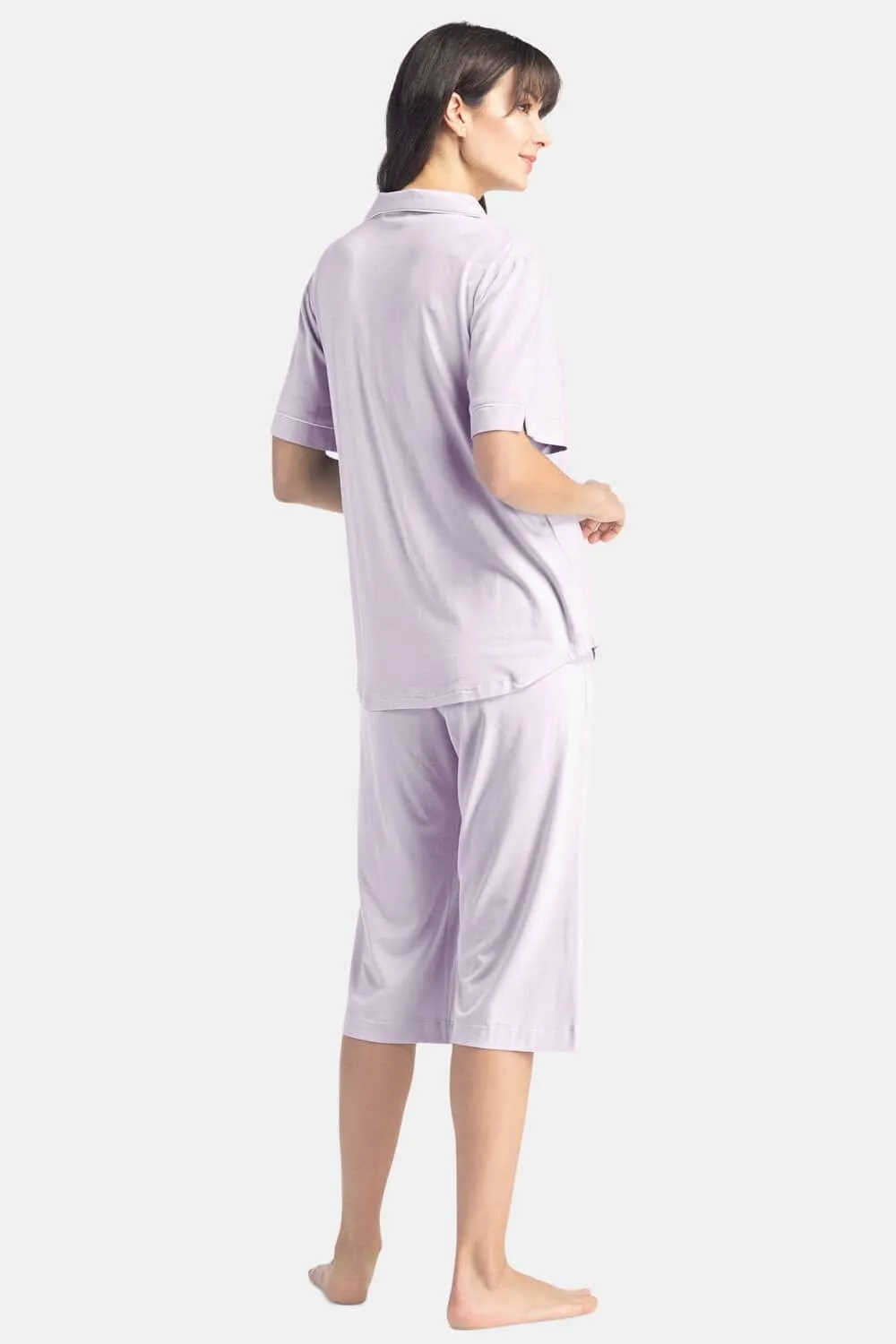 Women's Jersey Capri Pajama Set with Gift Box