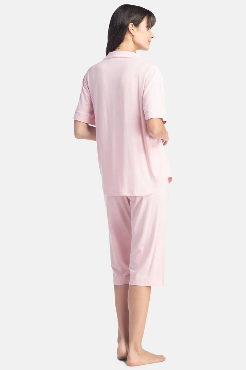 Women's Jersey Capri Pajama Set with Gift Box